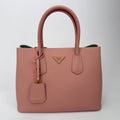 PRADA SAFFIANO CUIR DOUBLE TOTE BAG