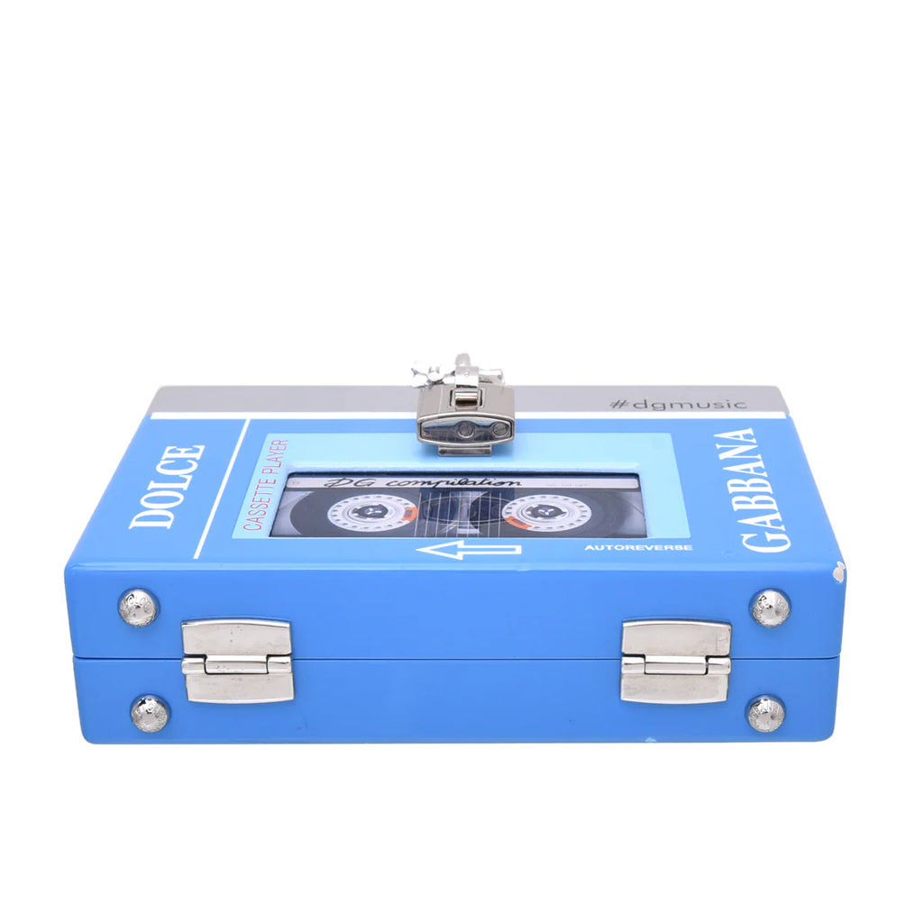 Dolce & Gabbana Bicolor Dolce Box Cassette Player Clutch Bag