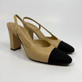 CHANEL SLINGBACK HEELS SIZE 39/UK6