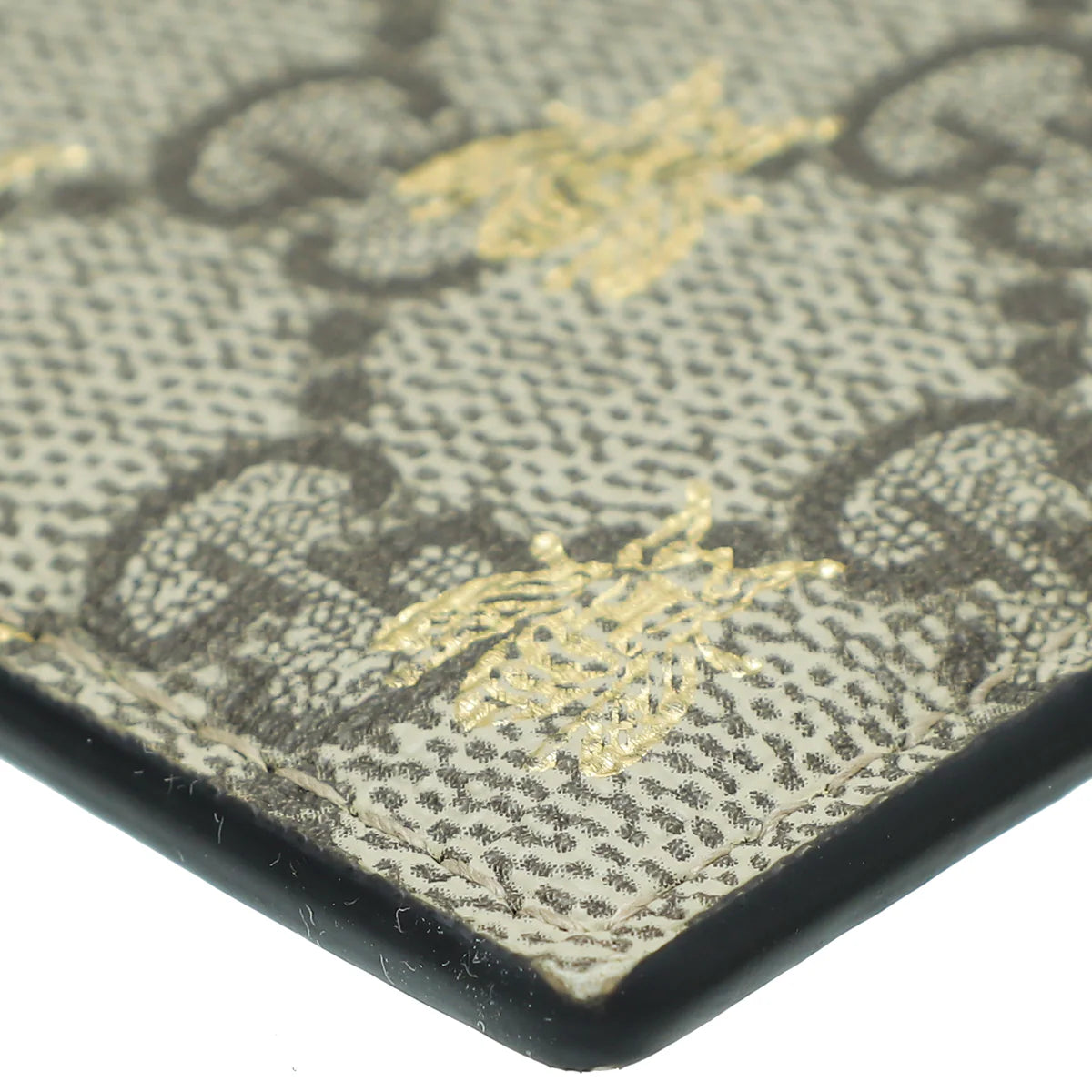Gucci Tricolor GG Supreme Bees Card Holder