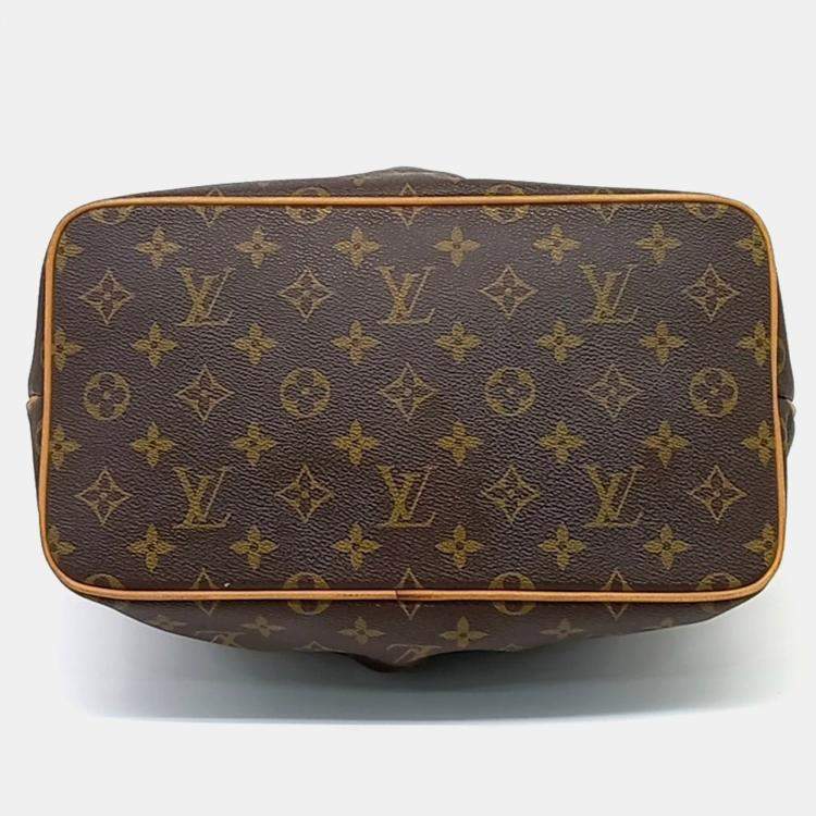 Louis Vuitton Brown Coated Canvas and Leather Monogram Palermo Pm