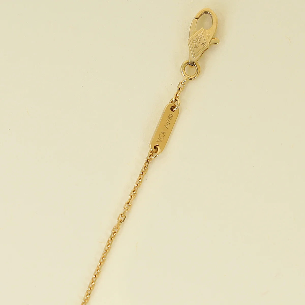 Van Cleef & Arpels 18K Yellow Gold Sweet Alhambra Mop Bracelet