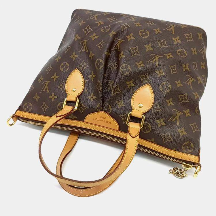 Louis Vuitton Brown Coated Canvas and Leather Monogram Palermo Pm