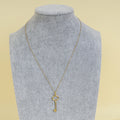 Tiffany & Co. 18K Yellow Gold Oval Key Pendant Necklace