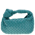 Bottega Veneta Blue Leather Mini BV Jodie Bag