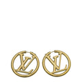 Louis Vuitton Gold Louise Hoop GM Earrings