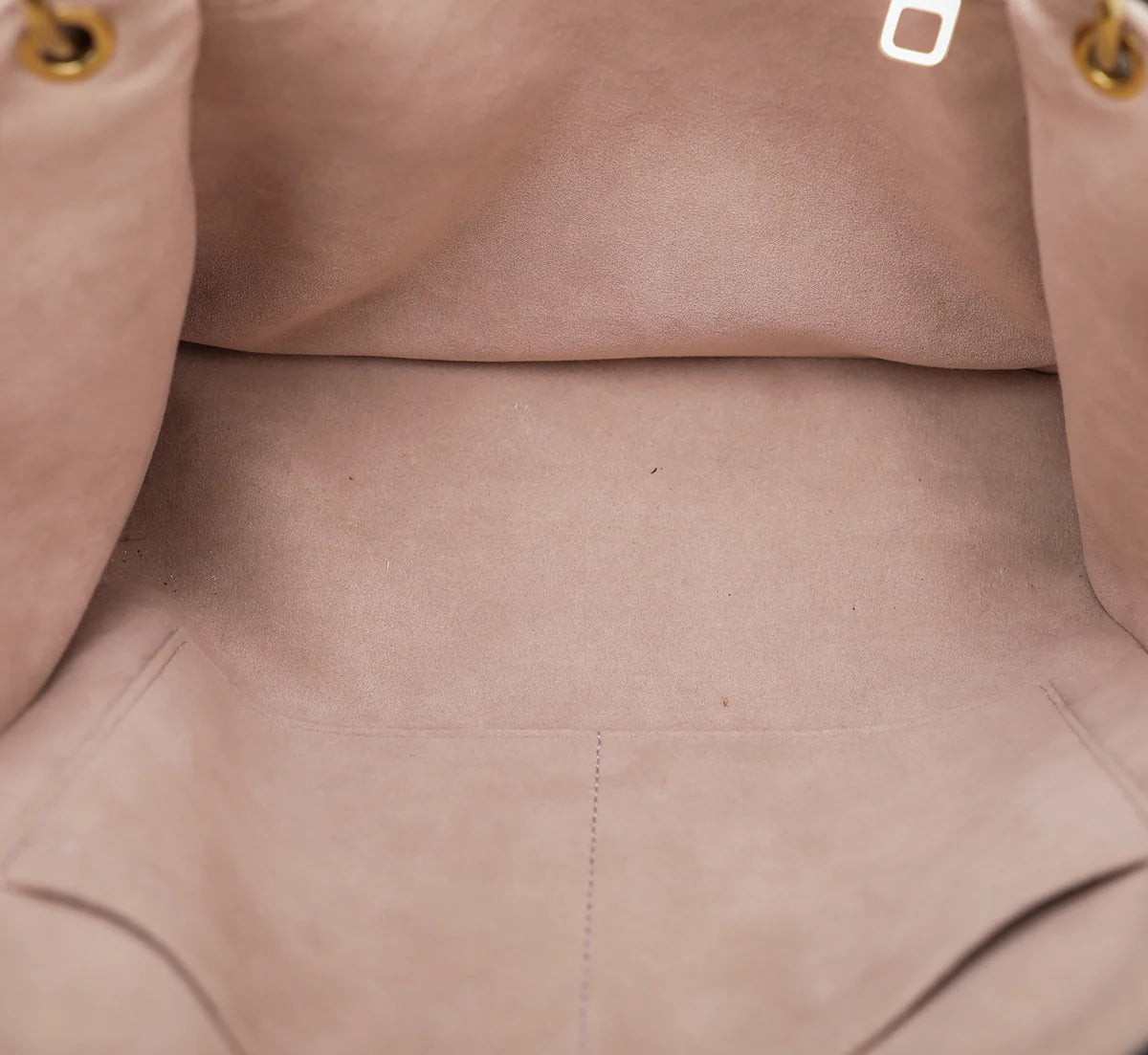 Louis Vuitton Taupe Monogram Empreinte Trocadero Bag