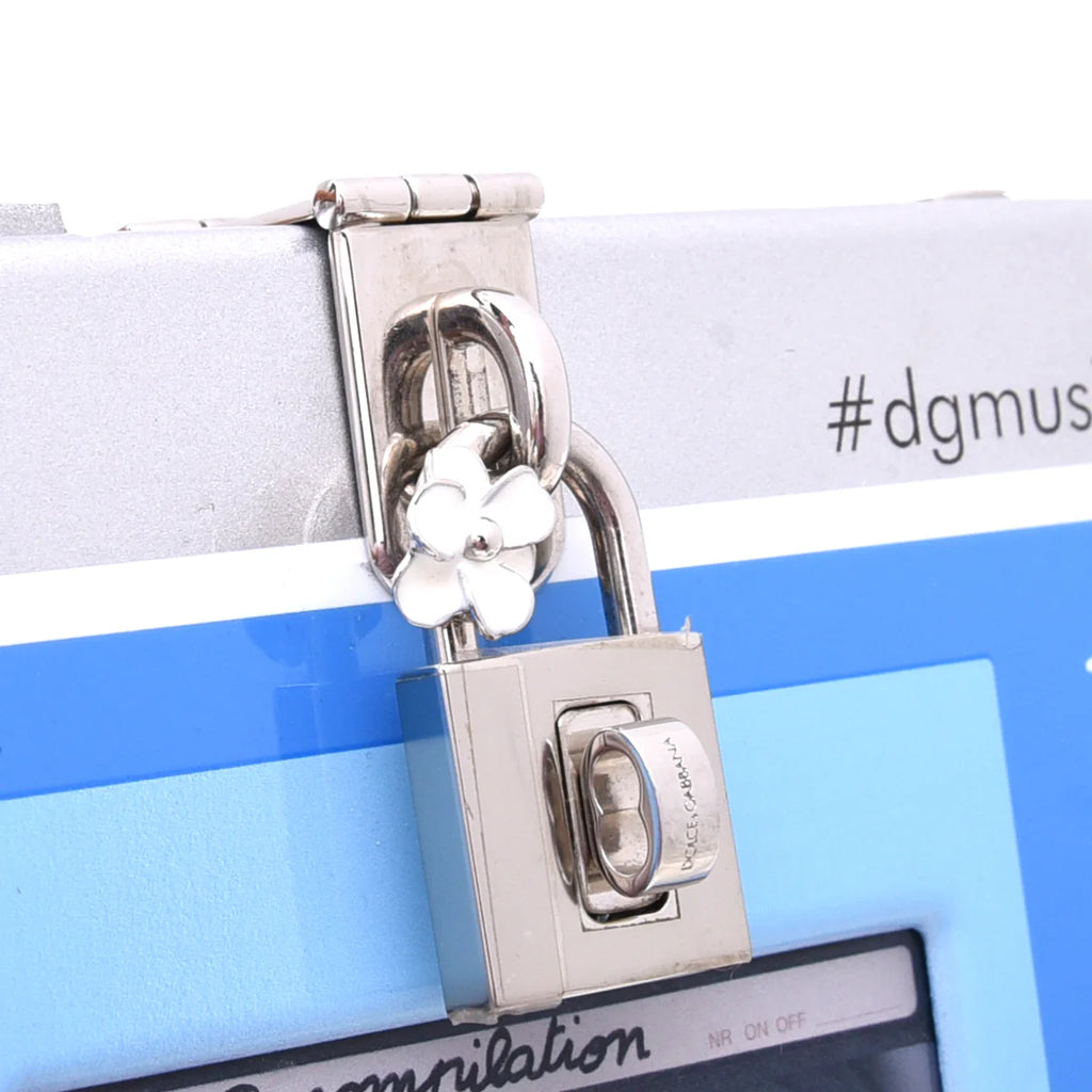 Dolce & Gabbana Bicolor Dolce Box Cassette Player Clutch Bag