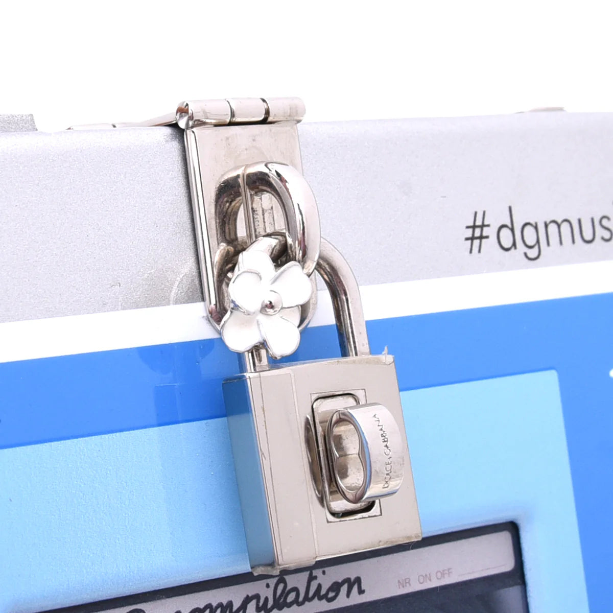 Dolce & Gabbana Bicolor Dolce Box Cassette Player Clutch Bag