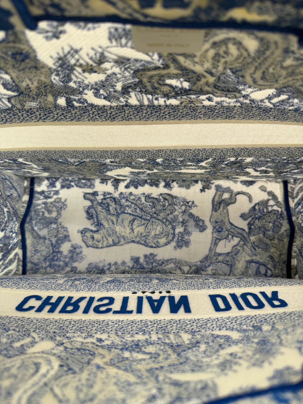 CHRISTIAN DIOR LARGE BOOK TOTE