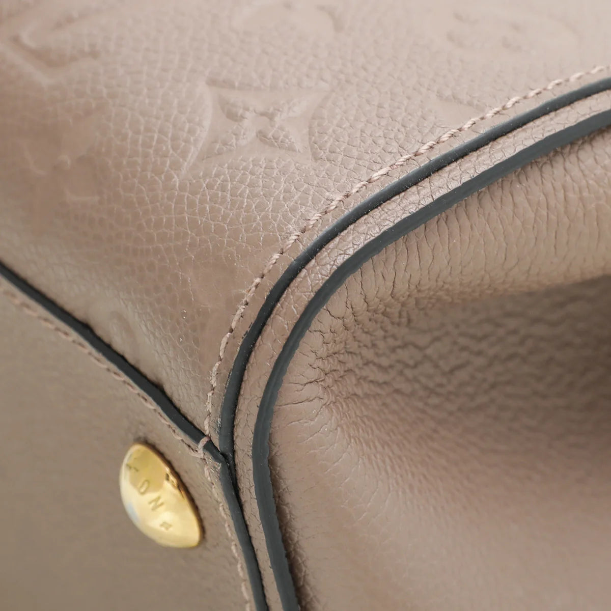 Louis Vuitton Taupe Monogram Empreinte Trocadero Bag