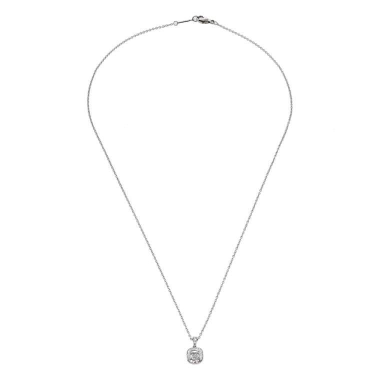 Tiffany & Co. Legacy Diamond Platinum Pendant Necklace