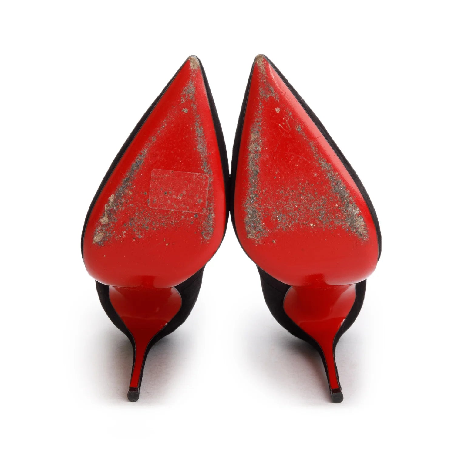 Christian Louboutin Black Veau Velours So Kate 120 Pumps, Size 36