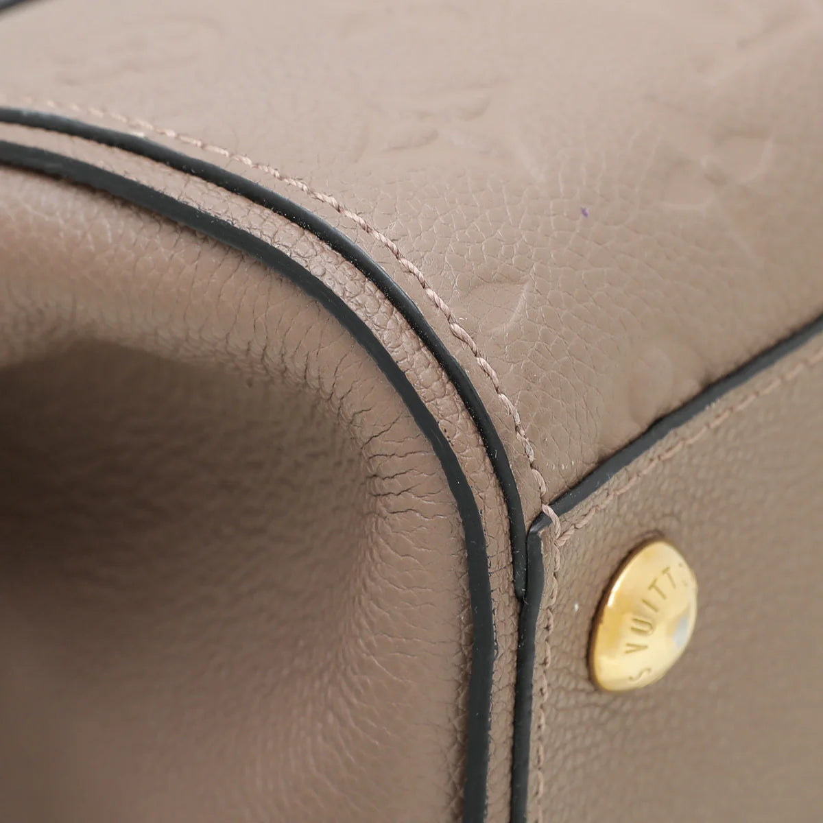 Louis Vuitton Taupe Monogram Empreinte Trocadero Bag