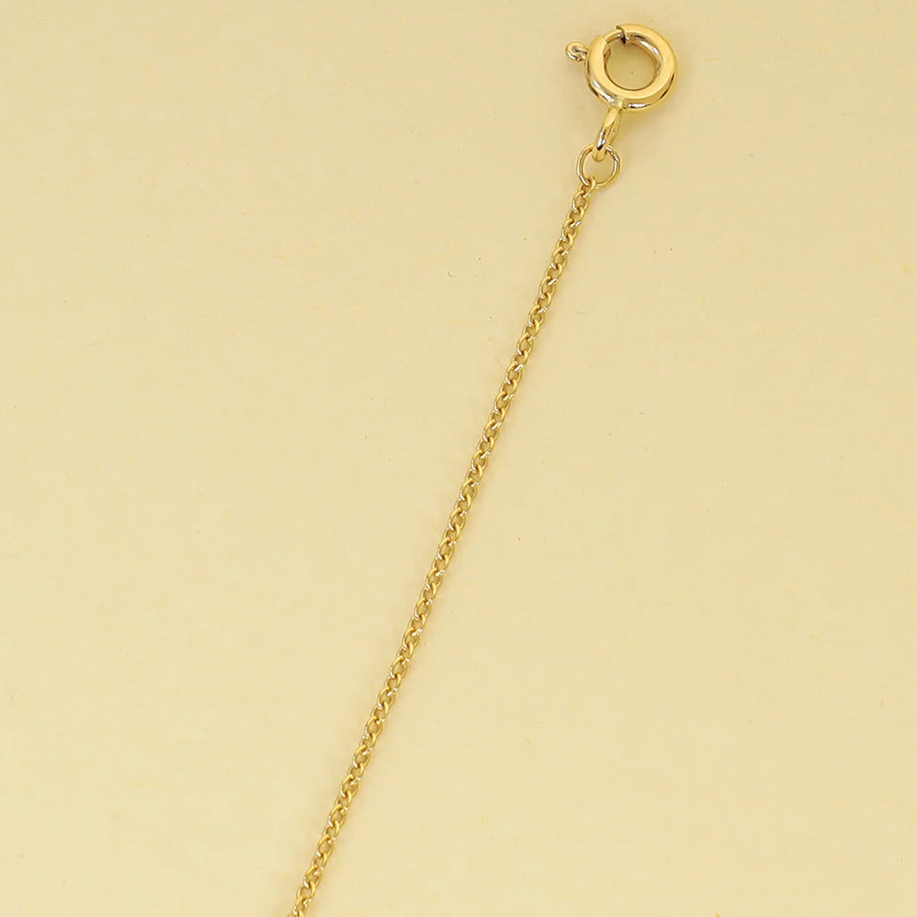 Tiffany & Co. 18K Yellow Gold Oval Key Pendant Necklace