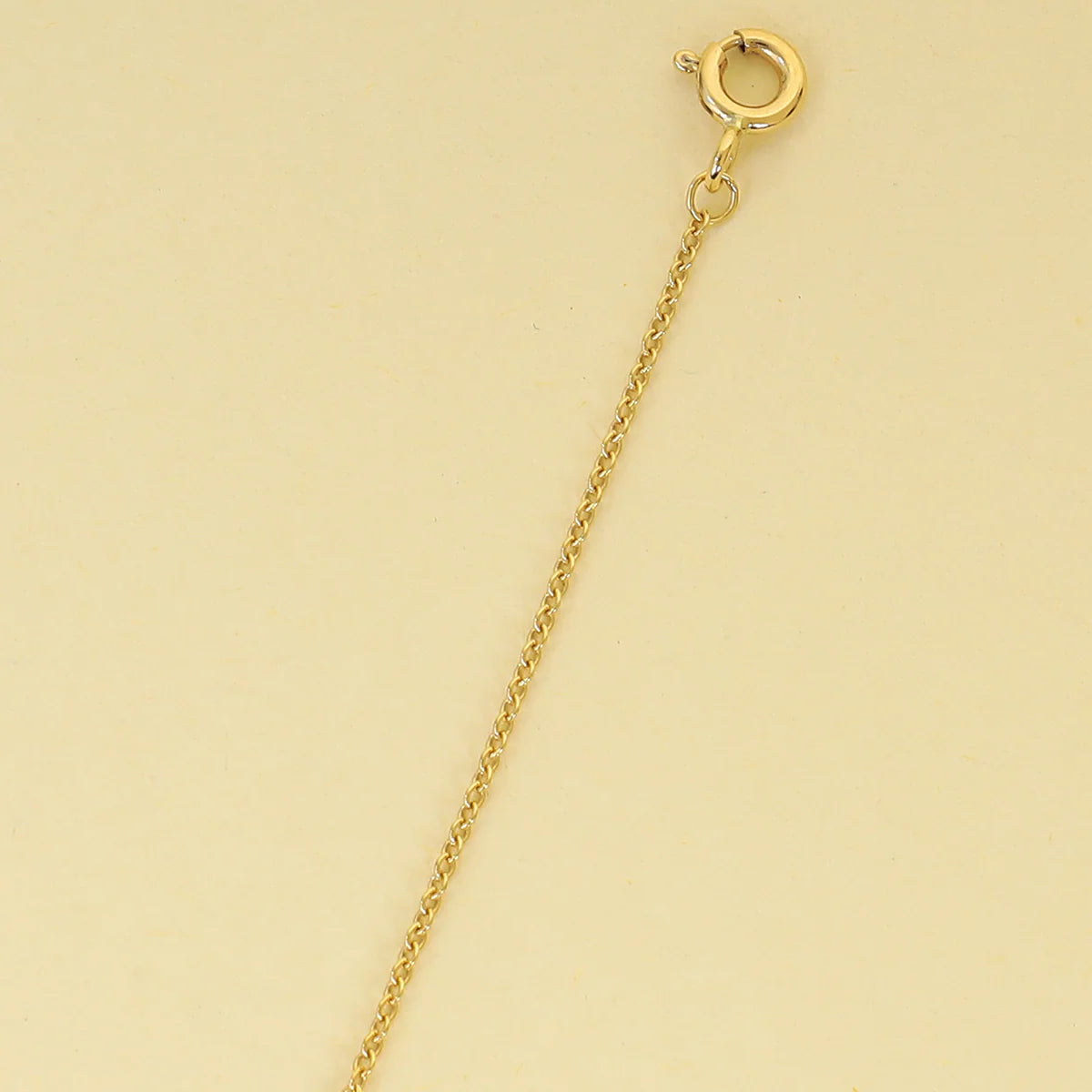 Tiffany & Co. 18K Yellow Gold Oval Key Pendant Necklace