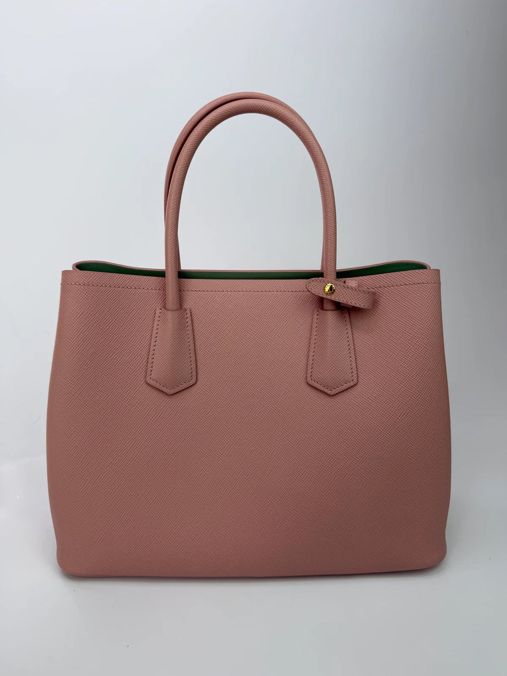 PRADA SAFFIANO CUIR DOUBLE TOTE BAG