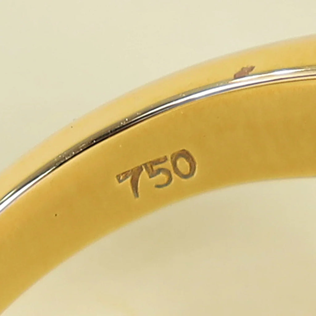 Chopard 18K Yellow Gold Happy Diamonds Ring 49