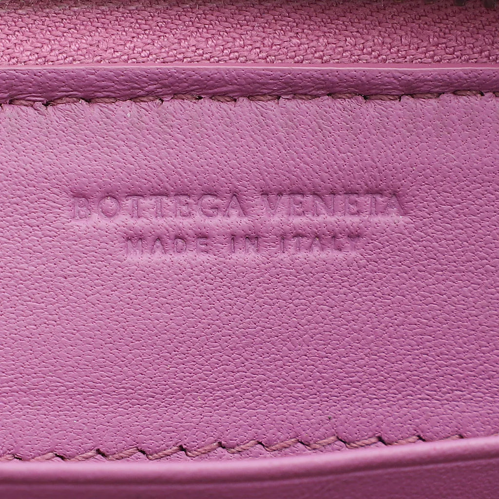 Bottega Veneta Peony Nappa Intrecciato Zip Around Wallet