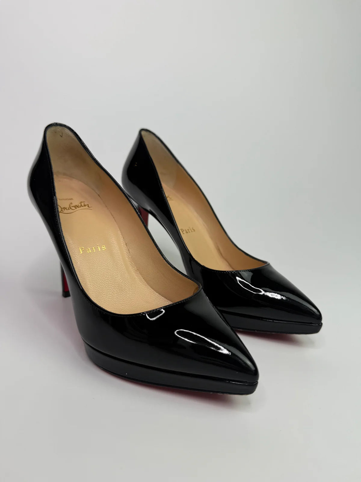 CHRISTIAN LOUBOUTIN PIGALLE PLATO 100 HEELS (SIZE 36.5/UK3.5)