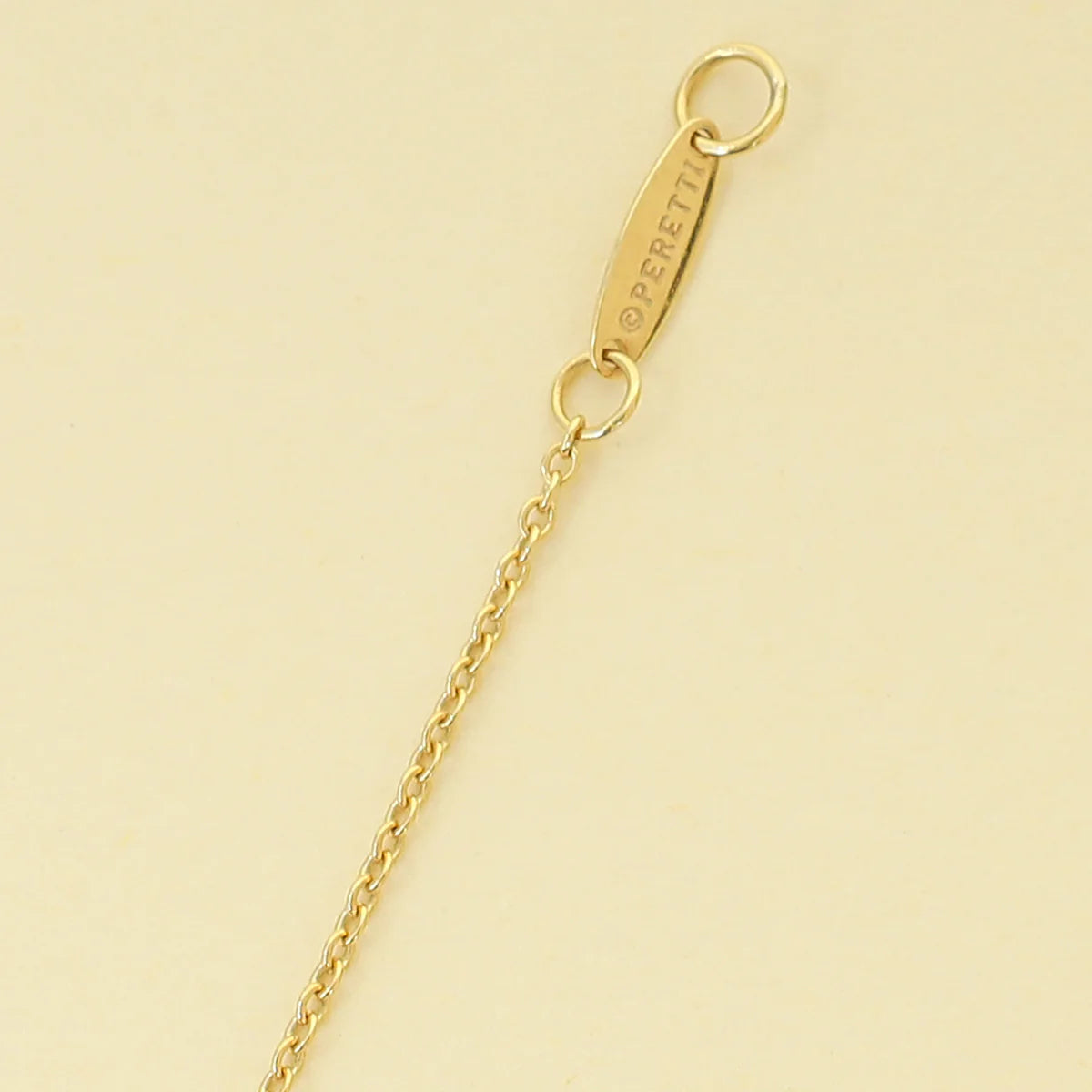 Tiffany & Co. 18K Yellow Gold Elsa Peretti® Open Heart Pendant Necklace