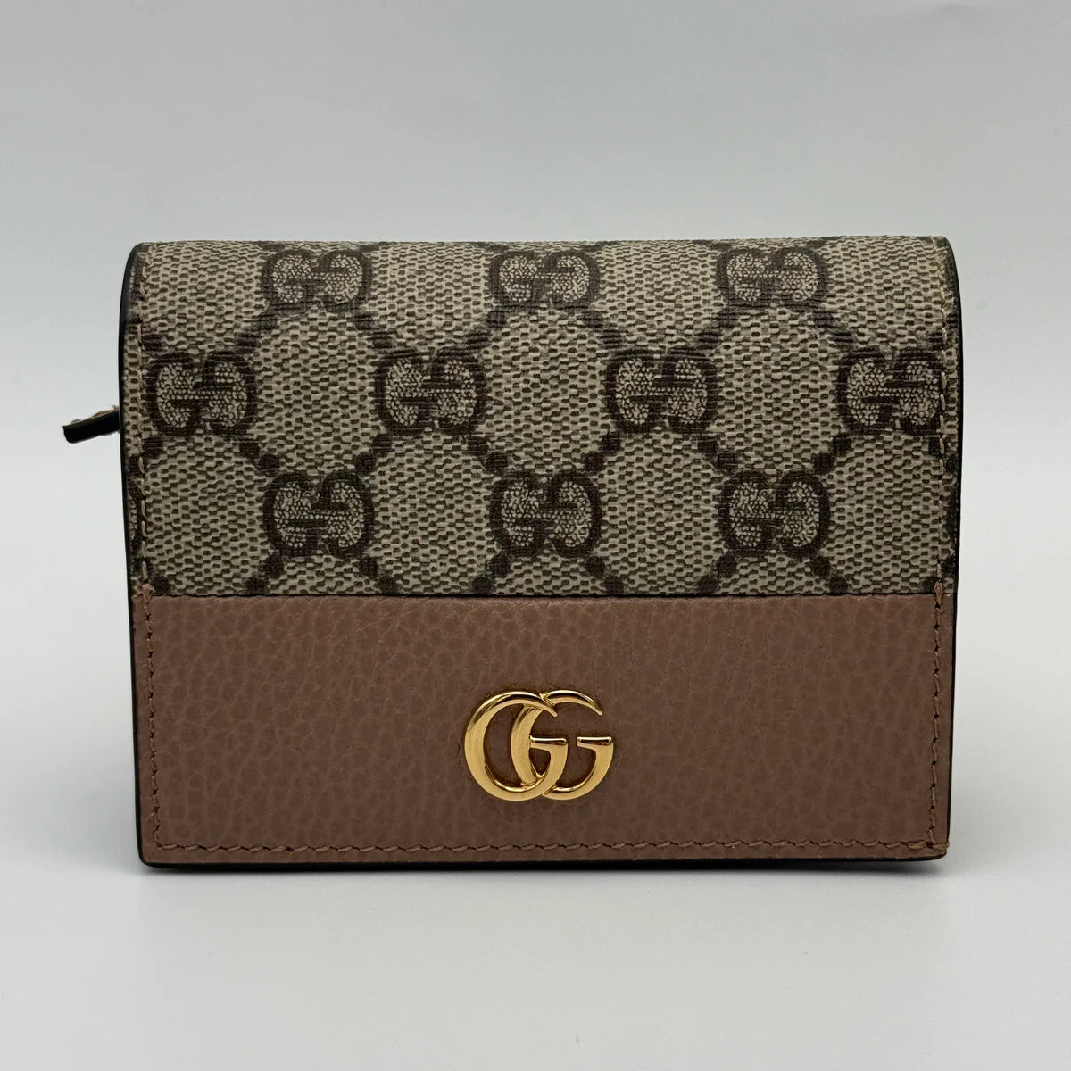 GUCCI BI-COLOUR GG MARMONT MINI WALLET