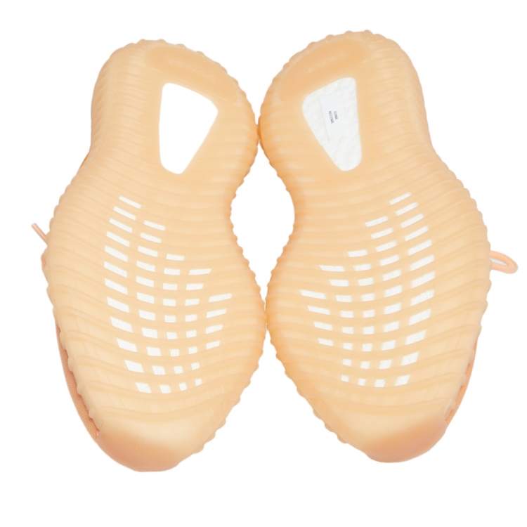 Yeezy x Adidas Orange Mesh 350 V2 Mono Clay Sneakers Size 44