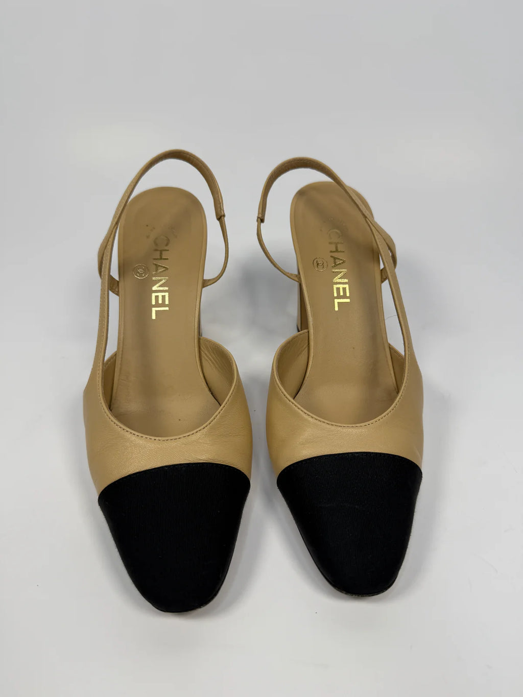 CHANEL SLINGBACK HEELS SIZE 39/UK6