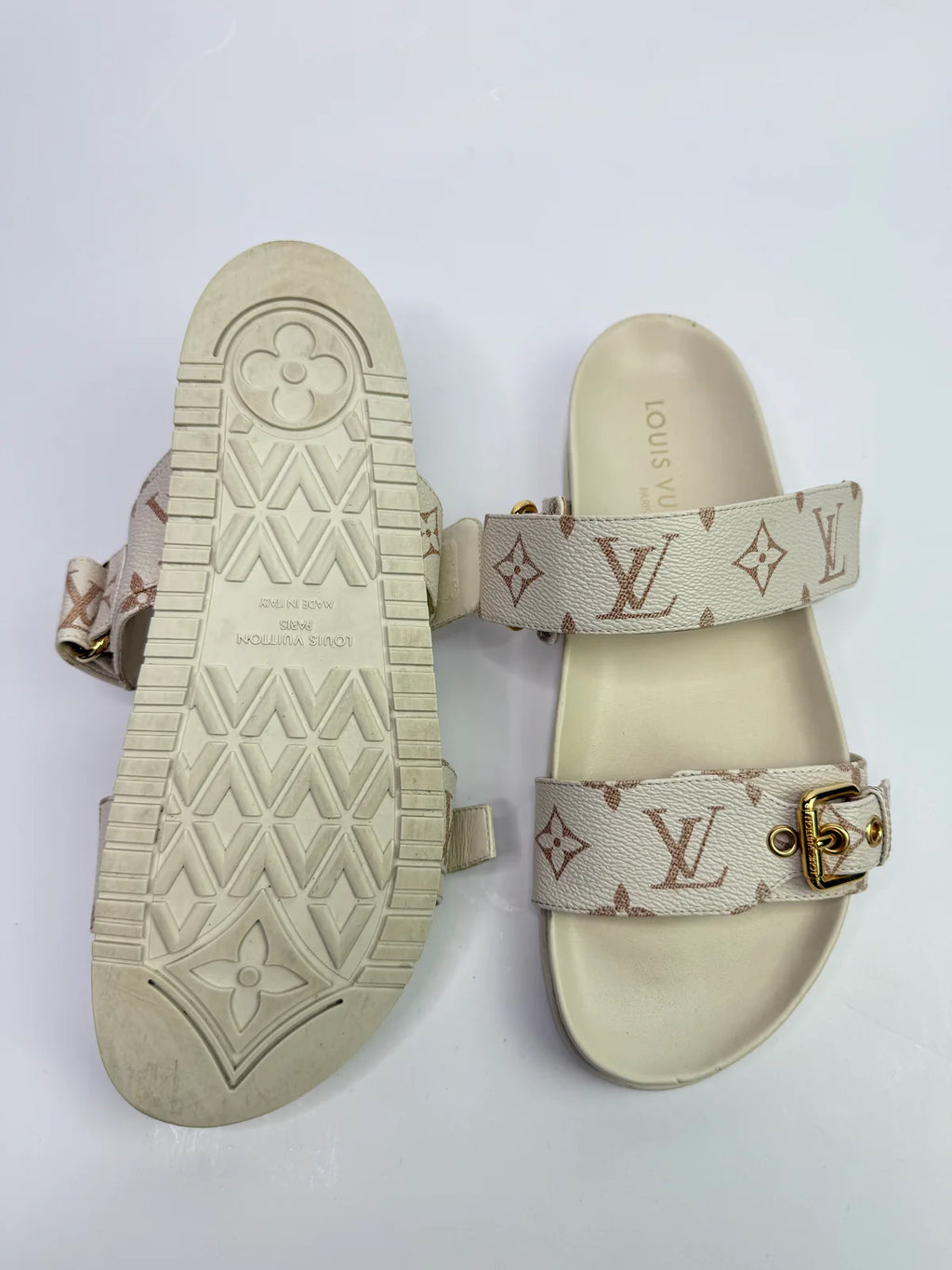 LOUIS VUITTON BOM DIA FLAT MULES (SIZE 40/UK7)