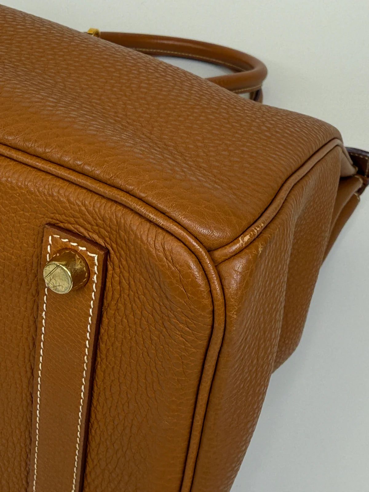 HERMÈS BIRKIN 35 IN GOLD TOGO LEATHER WITH GHW