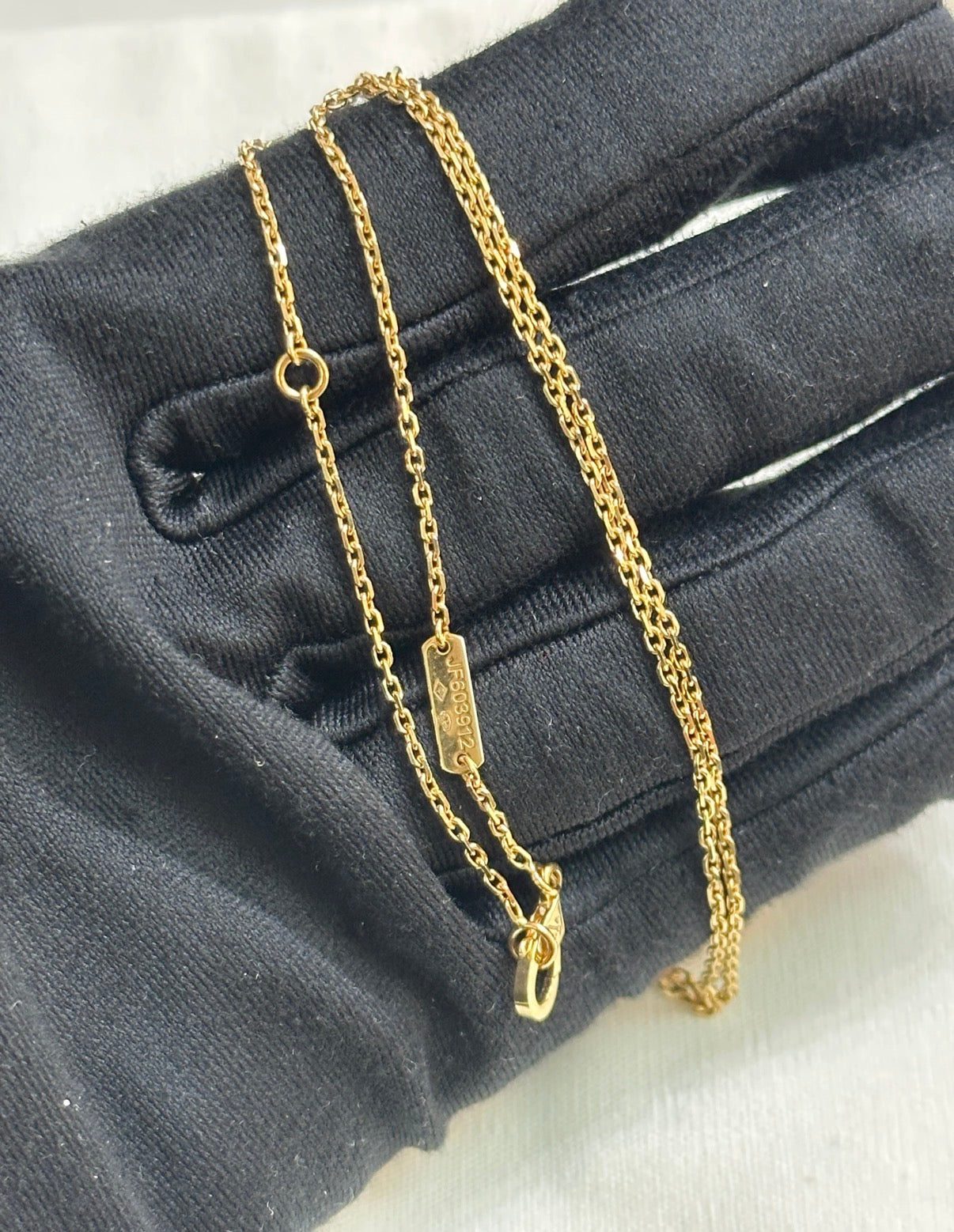 Van Cleef & Arpels Vintage Alhambra Pendant in 18K Black Gold necklace