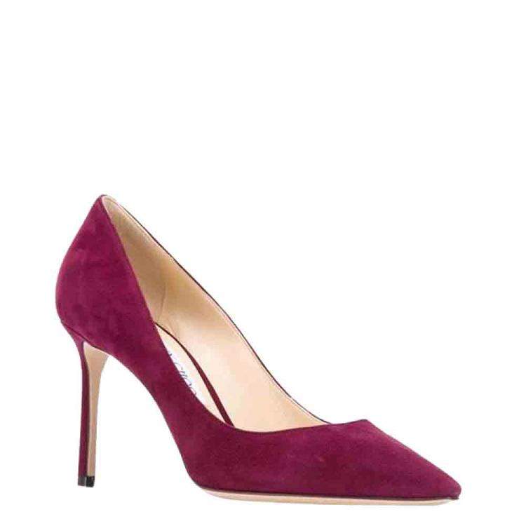 Jimmy Choo Pink Suede Love Pumps Size EU 35
