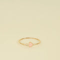Chopard 18K Yellow Gold Diamond Opal Happy Hearts Bracelet