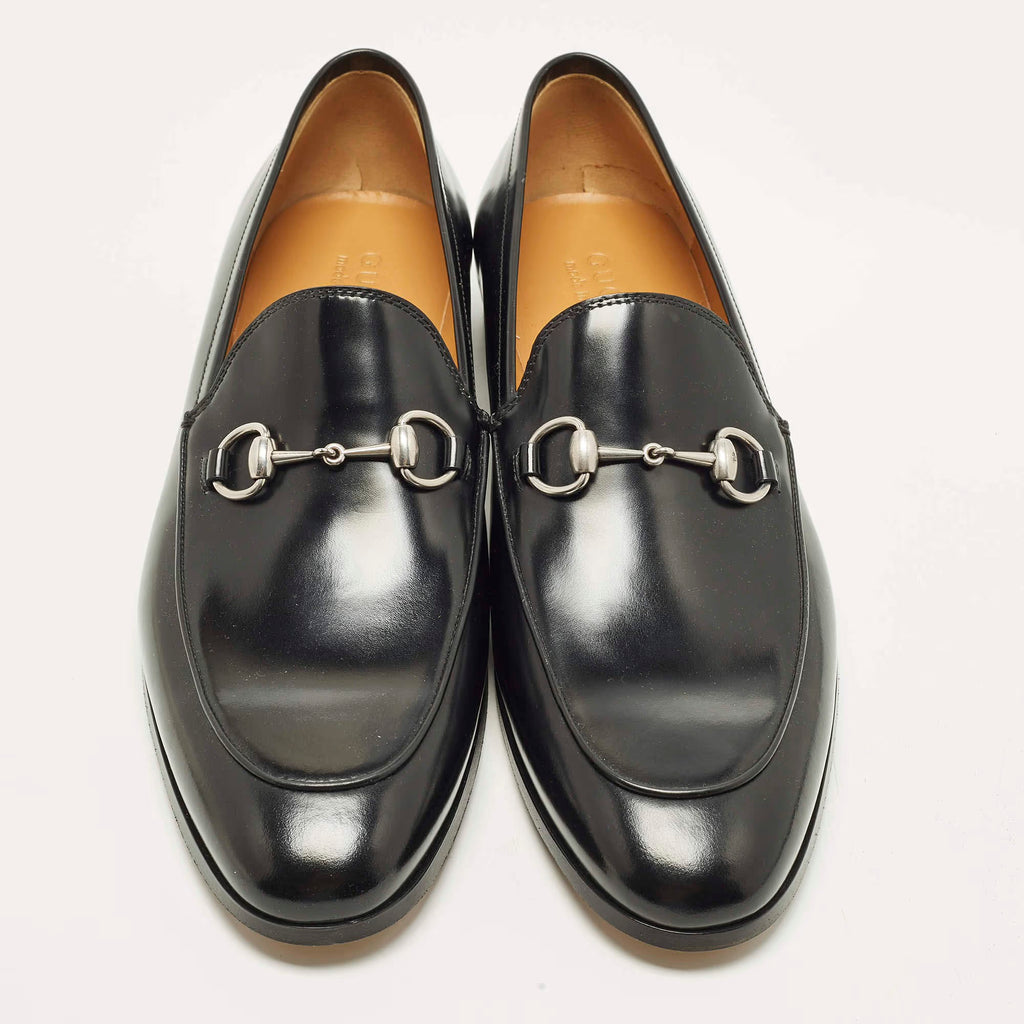 Gucci Horsebit Size 46 Black Leather Loafers