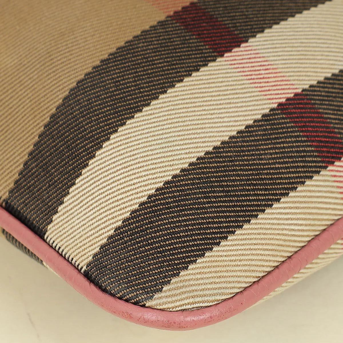 Burberry Bicolor House Check Derby Peyton Crossbody Bag