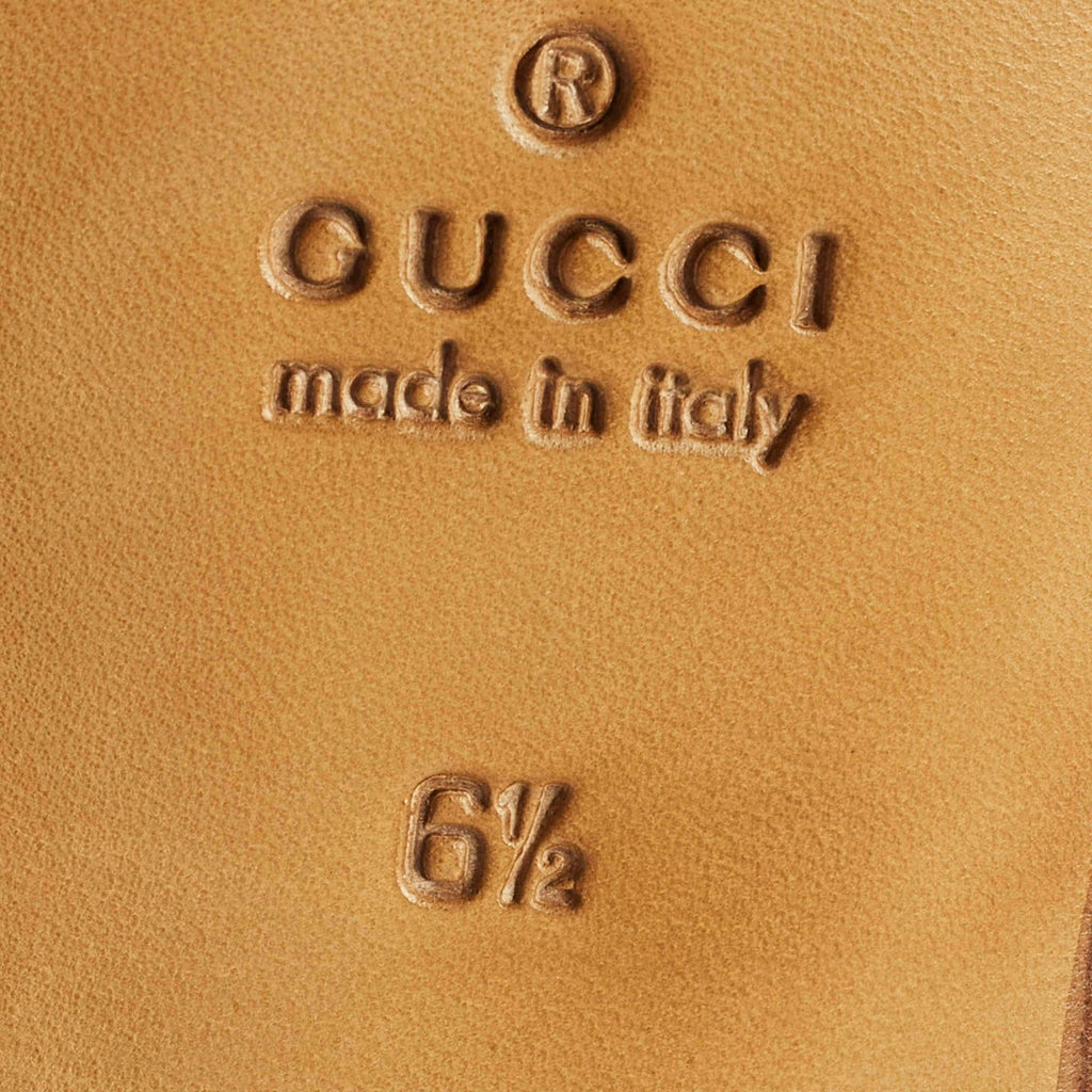 Gucci Jordaan Size 40.5 Brown Two-Tone Leather Loafers