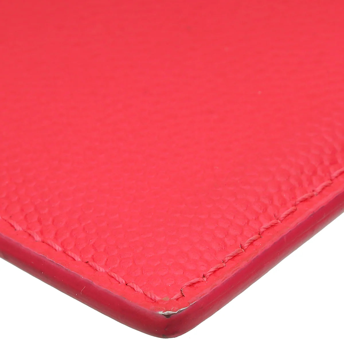 YSL Neon Red Card Holder