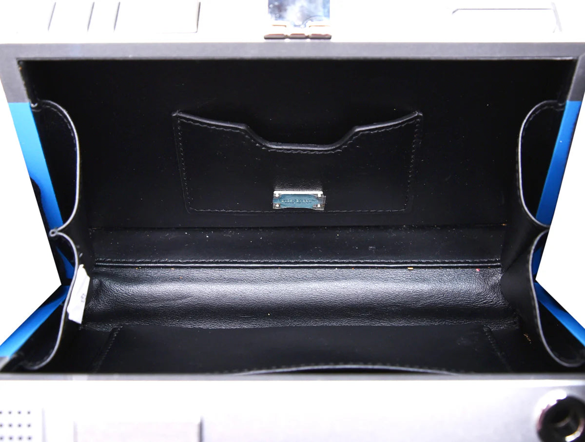 Dolce & Gabbana Bicolor Dolce Box Cassette Player Clutch Bag