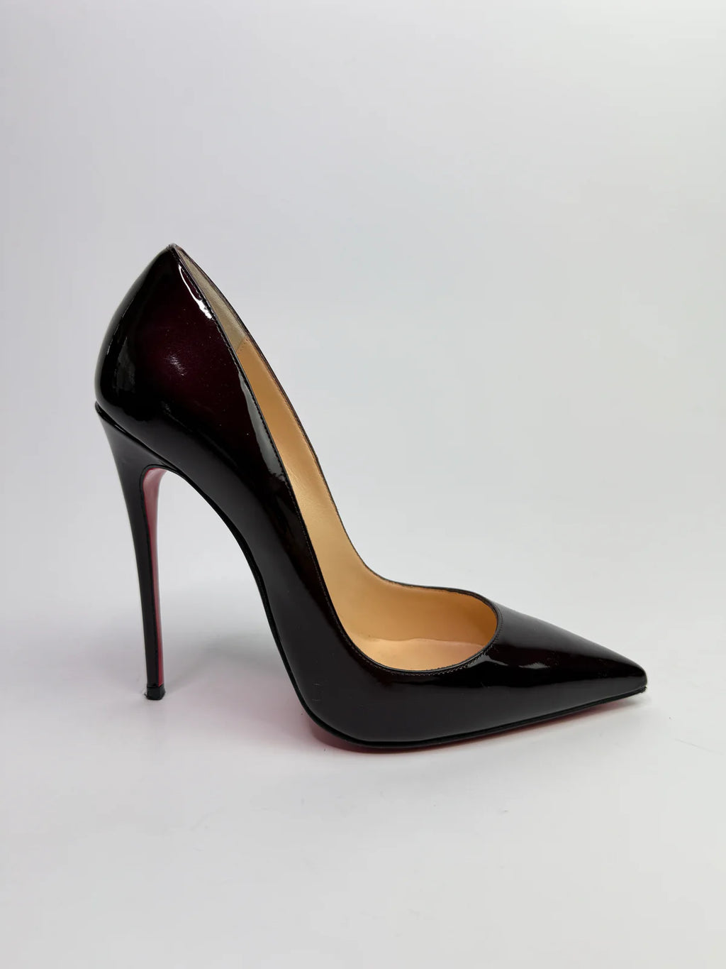 CHRISTIAN LOUBOUTIN SO KATE 120 IN ROUGE NOIR (SIZE 37.5/UK4.5)
