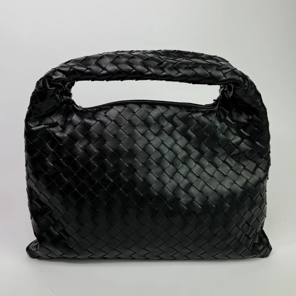 BOTTEGA VENETA MEDIUM HOP INTRECCIATO LEATHER TOTE