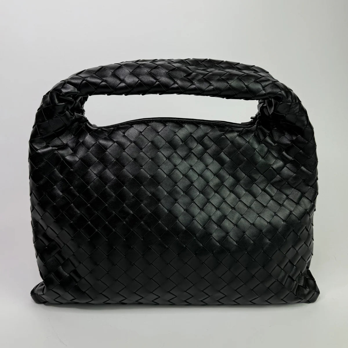 BOTTEGA VENETA MEDIUM HOP INTRECCIATO LEATHER TOTE