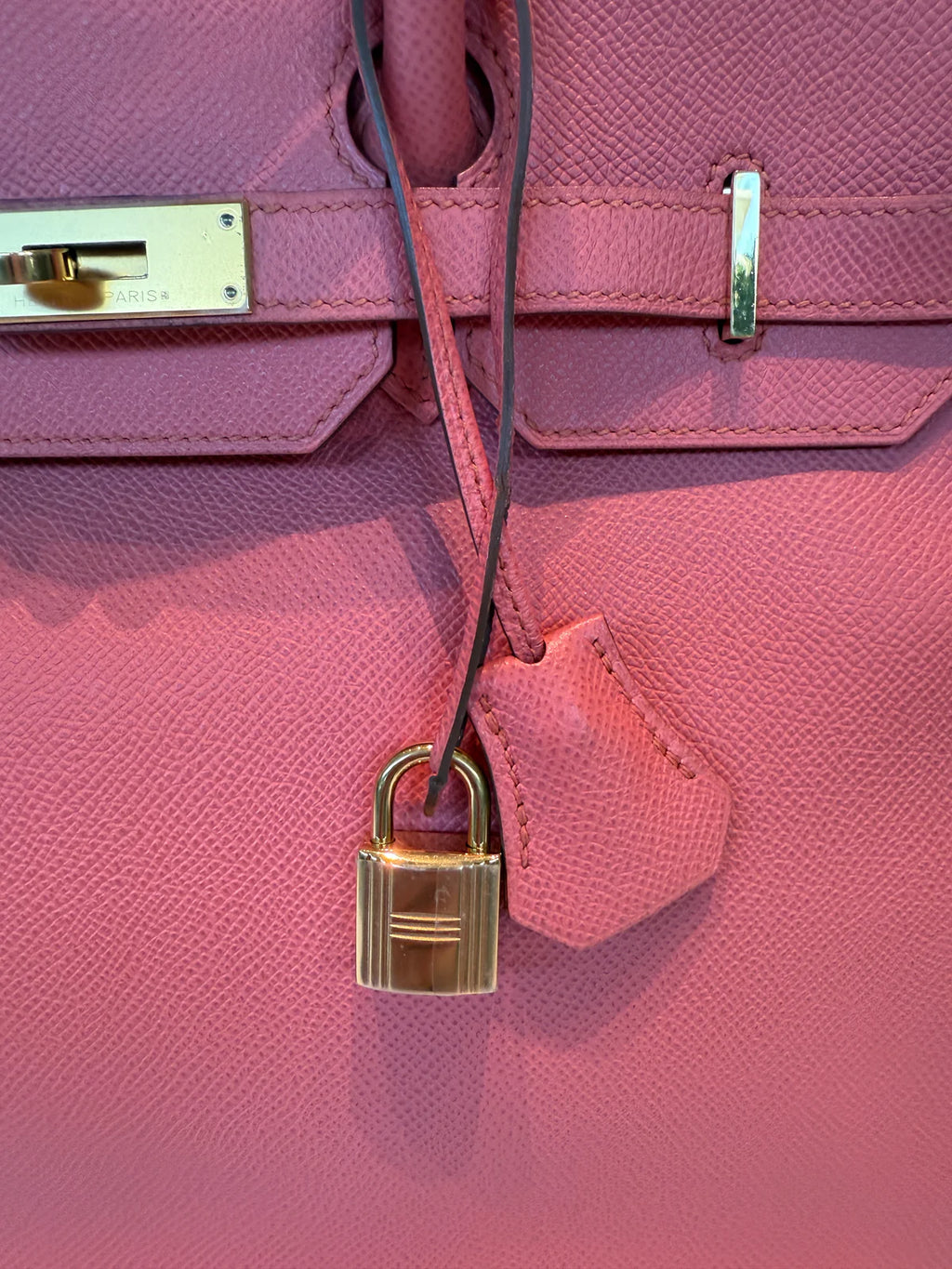 HERMÈS BIRKIN 35 FLAMINGO PINK EPSOM LEATHER WITH GHW