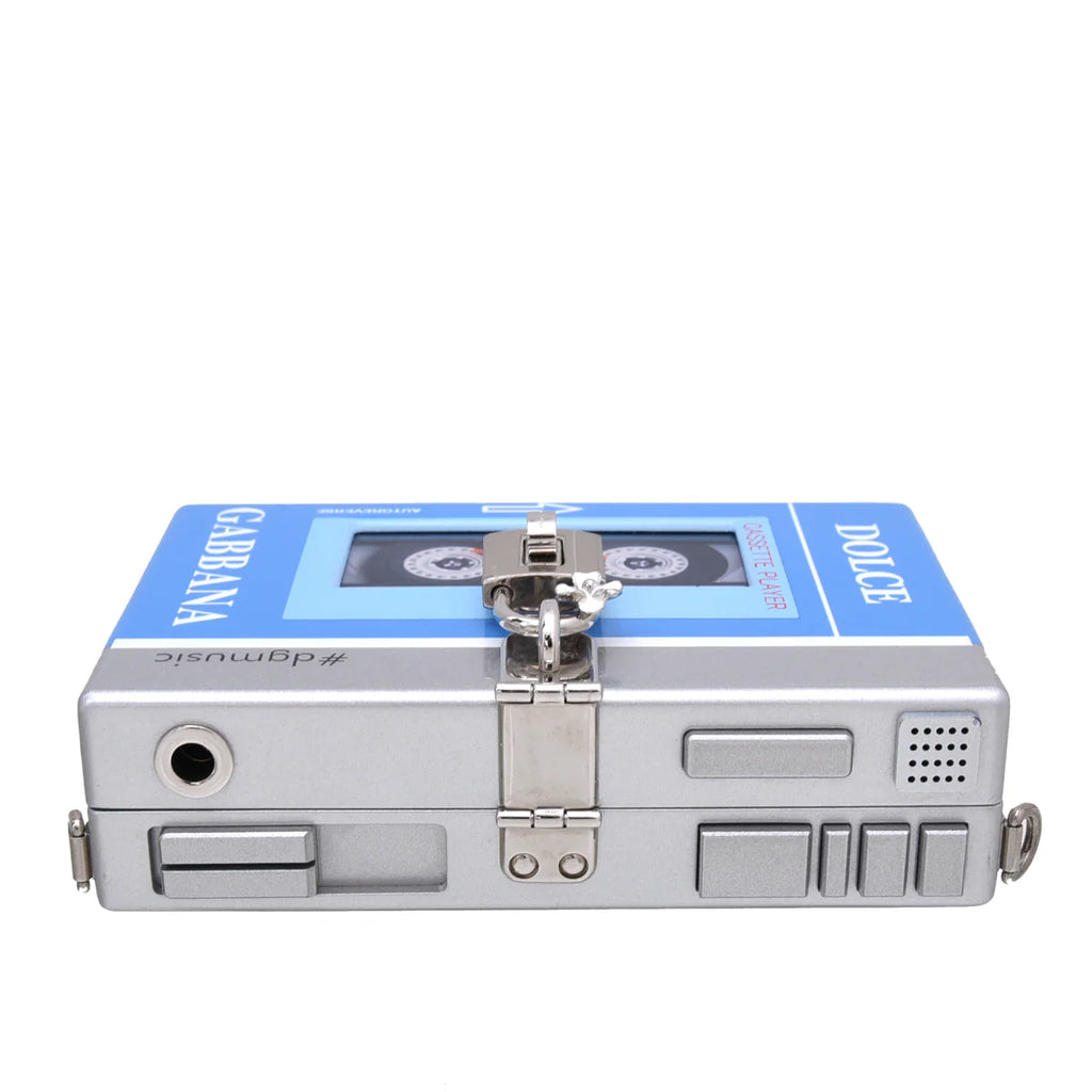 Dolce & Gabbana Bicolor Dolce Box Cassette Player Clutch Bag