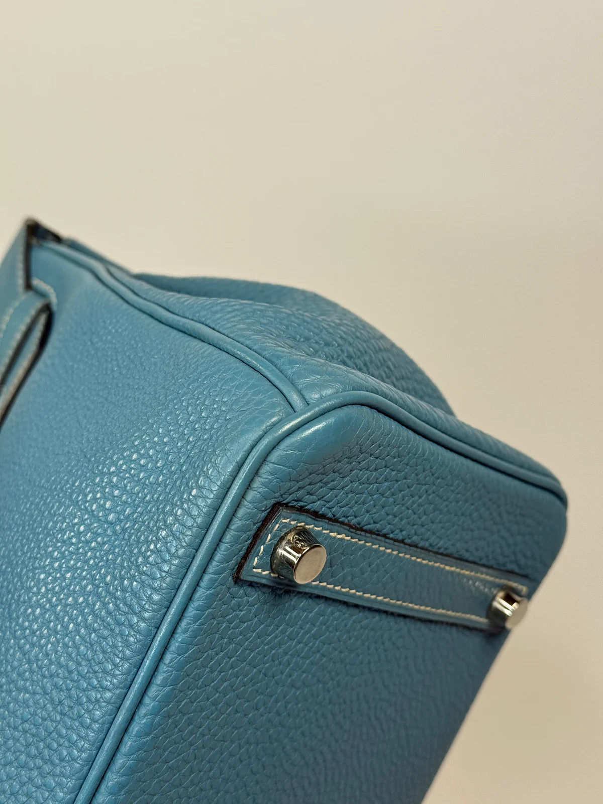 HERMÈS BIRKIN 30 IN BLUE JEAN TOGO LEATHER WITH PHW