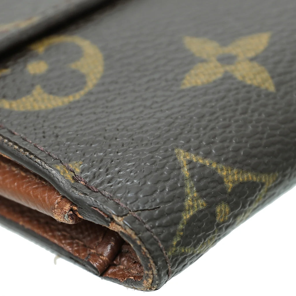 Louis Vuitton Brown Monogram Elise Wallet