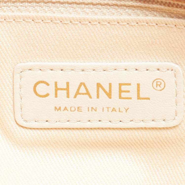 Chanel CC Mania Flap Red Quilted Tweed Bag