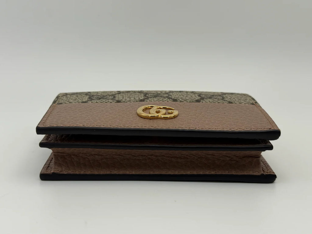 GUCCI BI-COLOUR GG MARMONT MINI WALLET