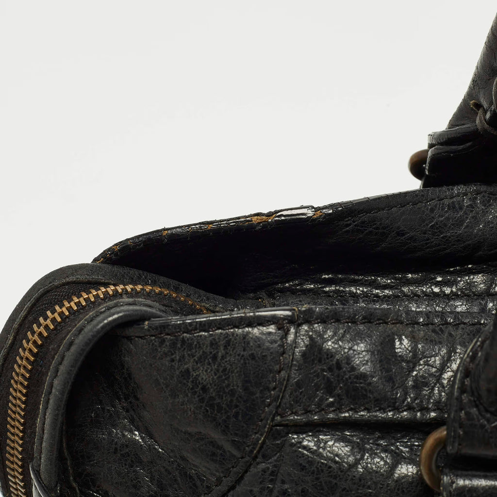 Balenciaga Classic City Black Leather Bag