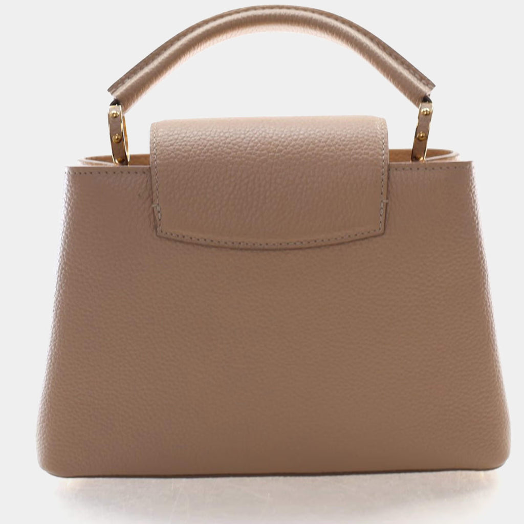 Louis Vuitton Studded Capucines BB Taurillon Leather Top Handle Bag