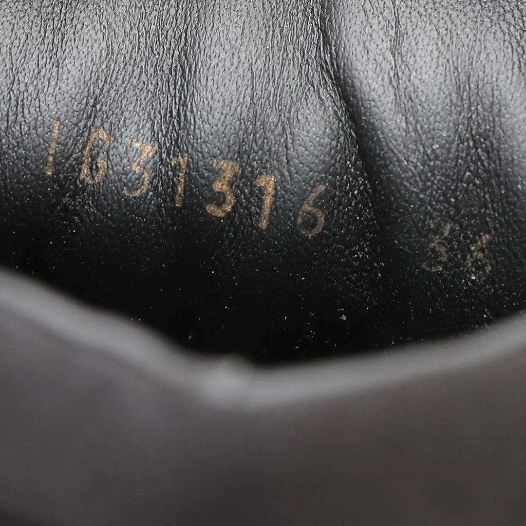 Chanel Black Double Zip Chain Detail High Top Sneakers 36